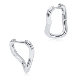 Silver Hoop Earring HO-2615